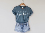 Perfectly Imperfect Slate Blue Tee